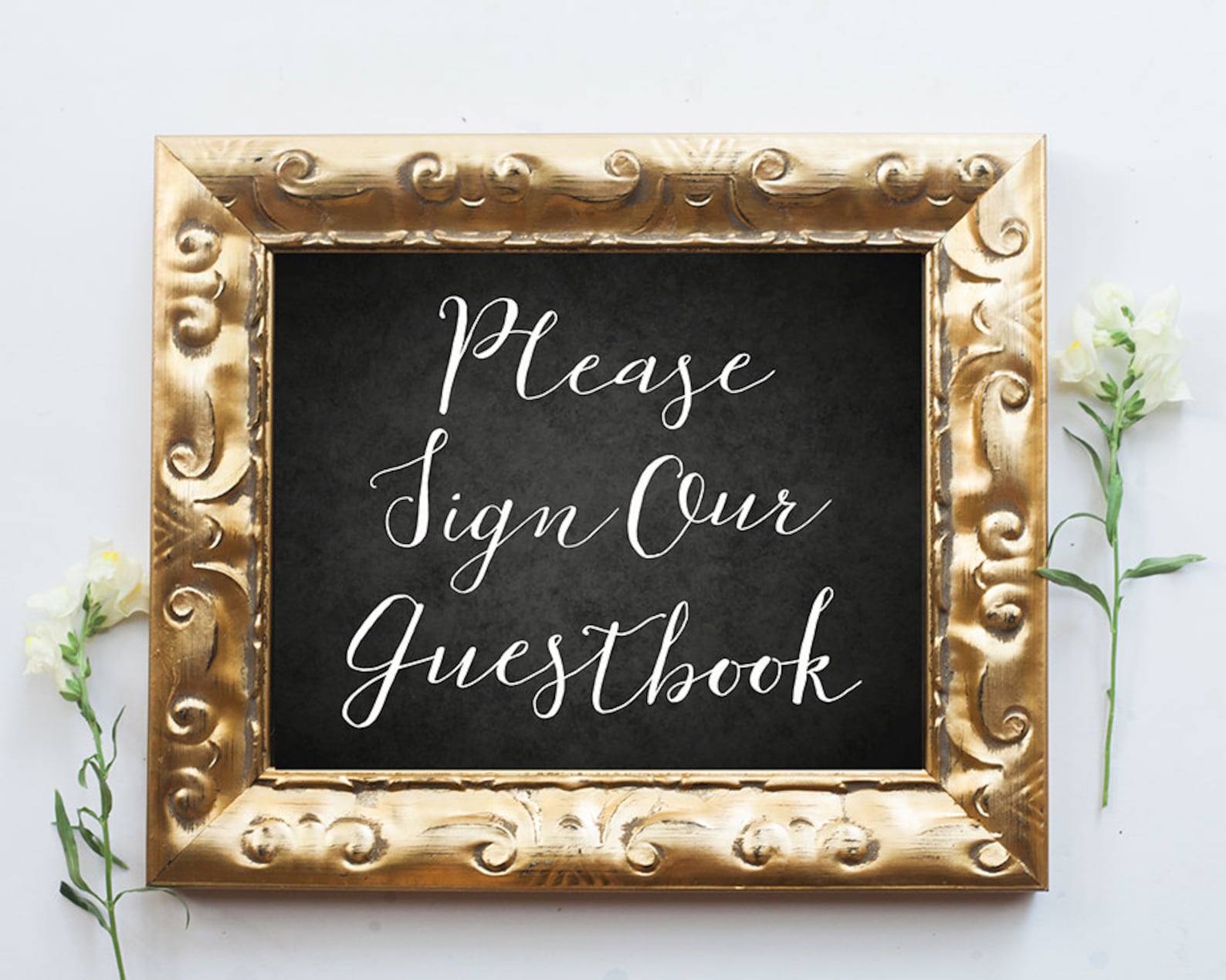 Please Sign Our Guest Book Printable INSTANT DOWNLOAD Wedding | Etsy