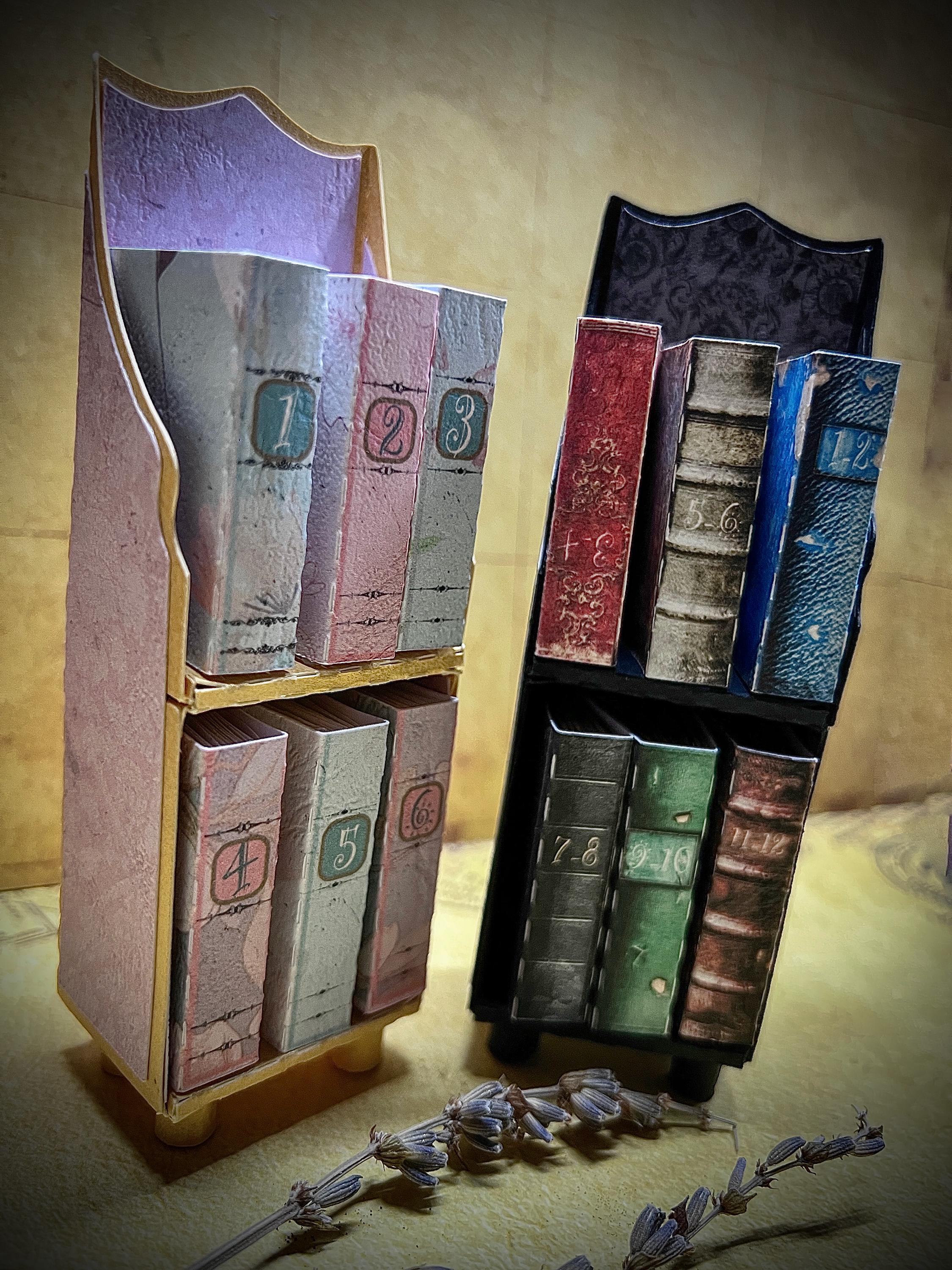 3D Paper Library Miniature DIY Kit: SVG, PDF (digital Download) - Etsy