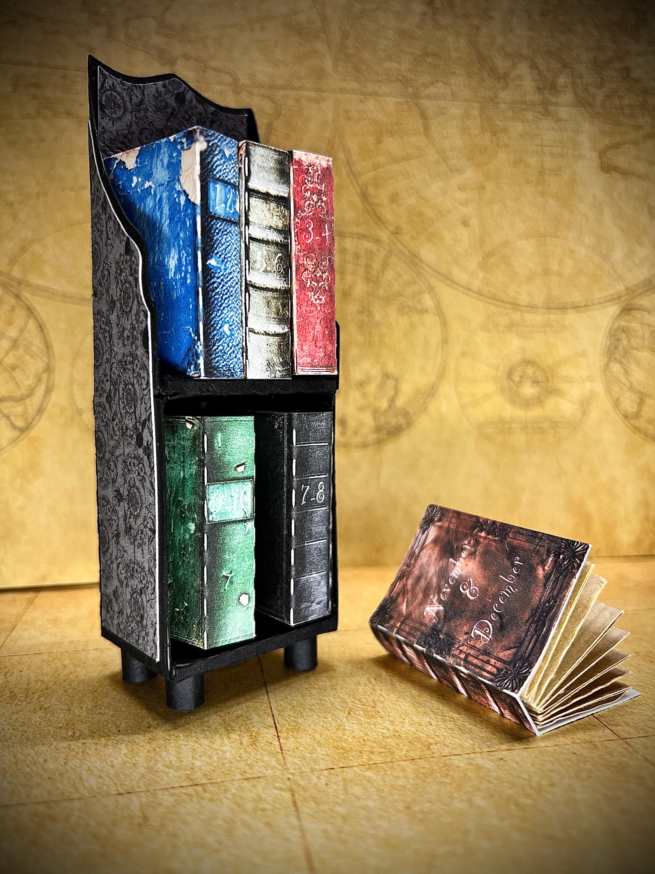 3D Paper Library Miniature DIY Kit: SVG, PDF (digital Download) - Etsy