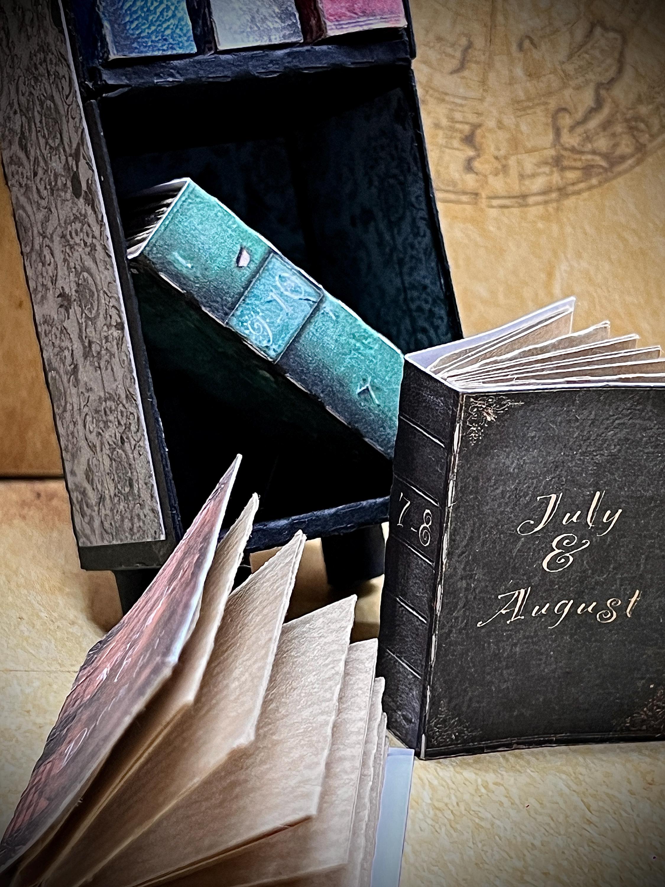 3D Paper Library Miniature DIY Kit: SVG, PDF (digital Download) - Etsy