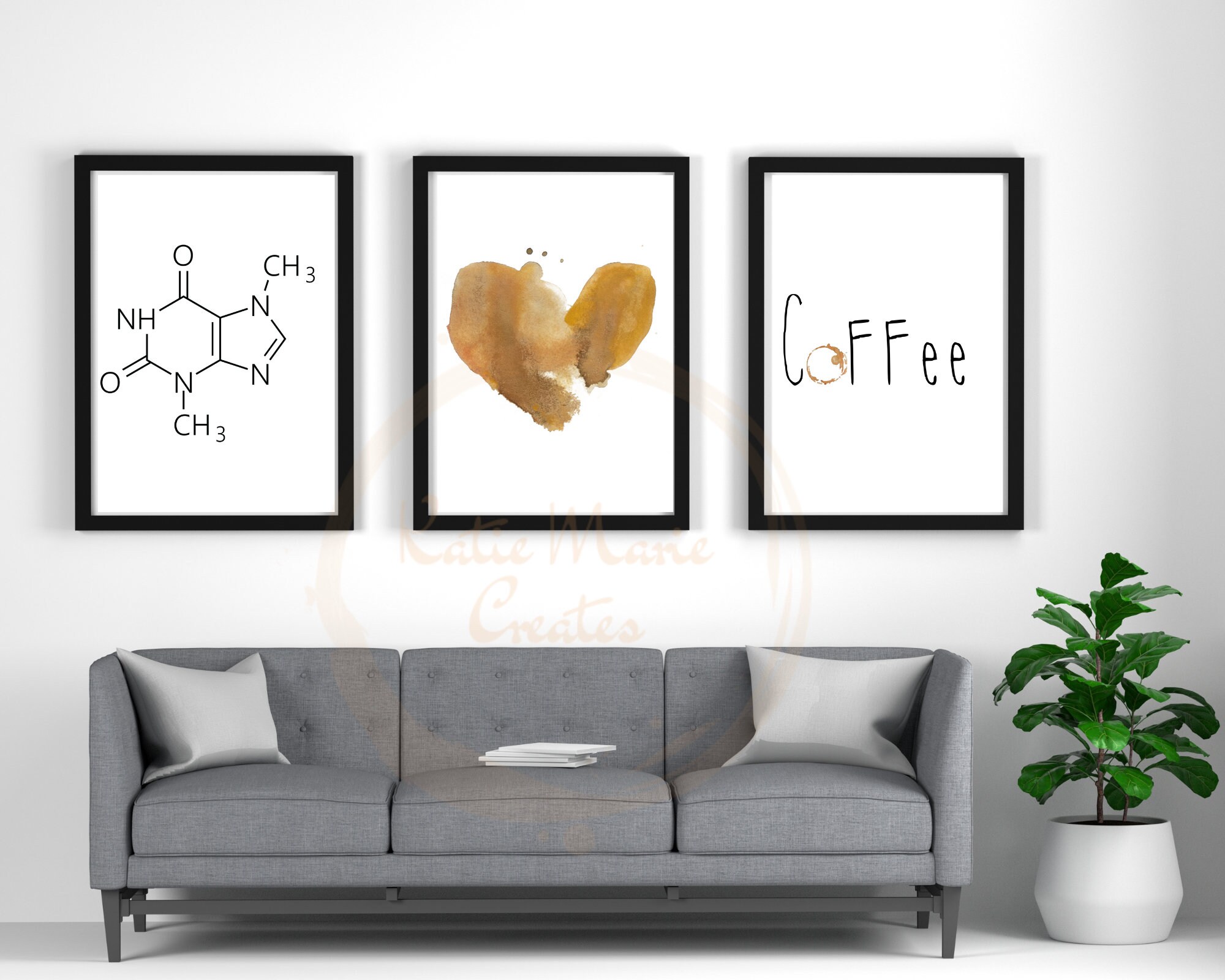 Coffee Art Coffee Kitchen Wall Hanging Etsy