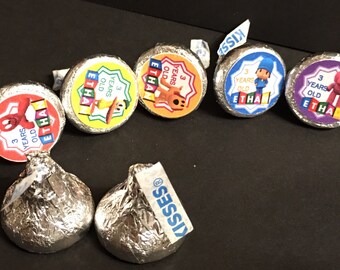100 Labels for Hershey Kisses Candies