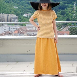 Schnittmuster (Ebook)  Rock (Gr. 92-140) , Rock , Kinder, Nähanleitung und Schnittmuster in DinA4 und Din A1, PDF