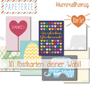 Postkarte 10er Set nach Wahl