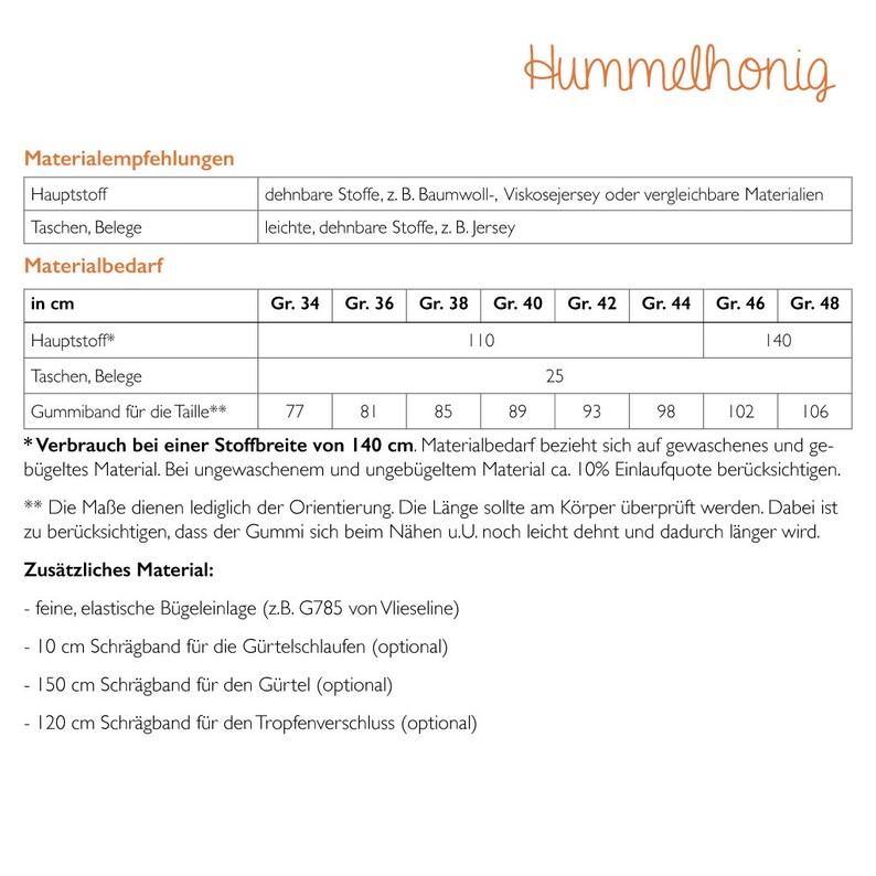 Schnittmuster Papierschnitt Kleid Gr. 34 48 Damen, Anleitung und Schnittmuster Bild 10