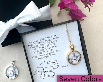 Graduation Memorial Photo Tassel Hanging Picture Charm Personalized Tassel Cap and Gown Angel Wings