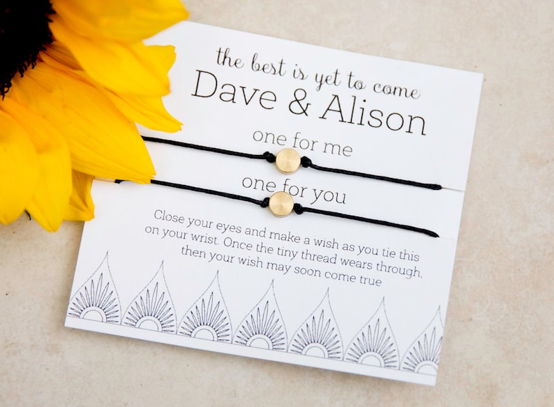 Boyfriend Girlfriend Matching Bracelets Custom Name Gift Card Boyfriend Gift Anniversary Husband Wife Fiance Bracelets
