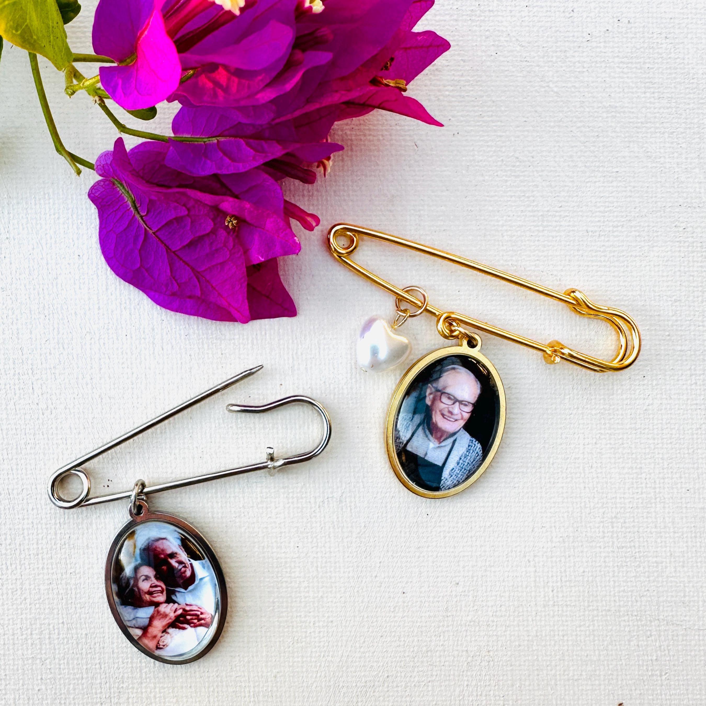 Memorial Photo Graduation Gown Pin, Keepsake Gift for Graduate, Custom ...