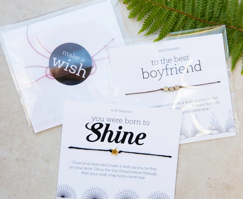 Boyfriend Girlfriend Matching Bracelets Custom Name Gift Card Boyfriend Gift Anniversary Husband Wife Fiance Bracelets