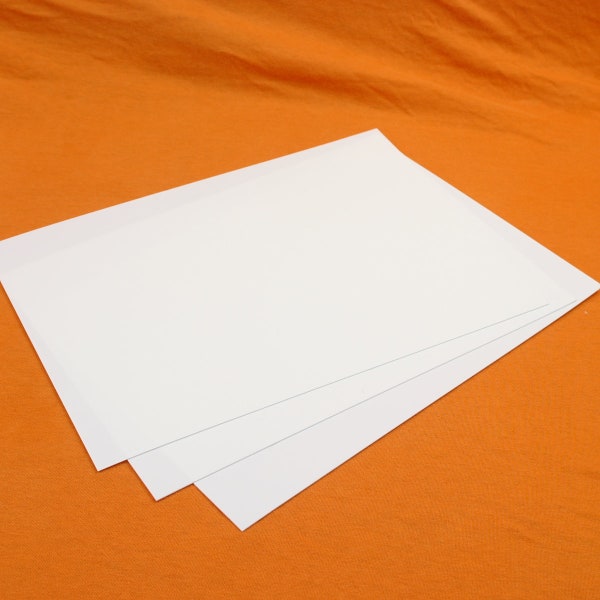 A5 White HIPS Plasticard / Styrene (3 Sheets) Thickness: 0.5mm / 20th, 1.0mm / 40th, 1.5mm / 60th, 2.0mm / 80th, 3.0mm / 120th