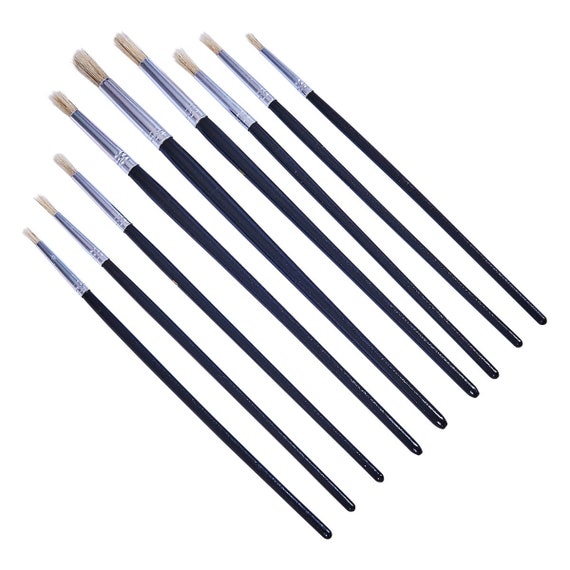 Fine Detail Paint Brush Set - 7 Pieces Miniature Brushes for Watercolor/Acrylic Painting