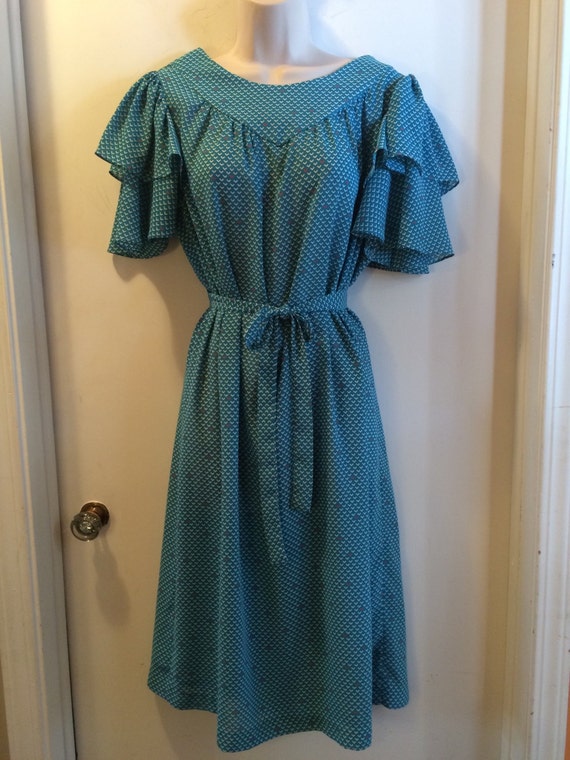 Volup Vintage Retro 1960's-1970's Turquoise Blue "