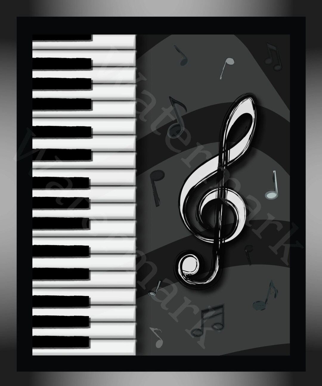Printable Instant Download Piano Music Art - Etsy