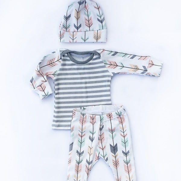 take home outfit, coming home outfit, baby girl outfit, newborn outfit, newborn girl outfit, baby girl, organic clothing, preemie girl