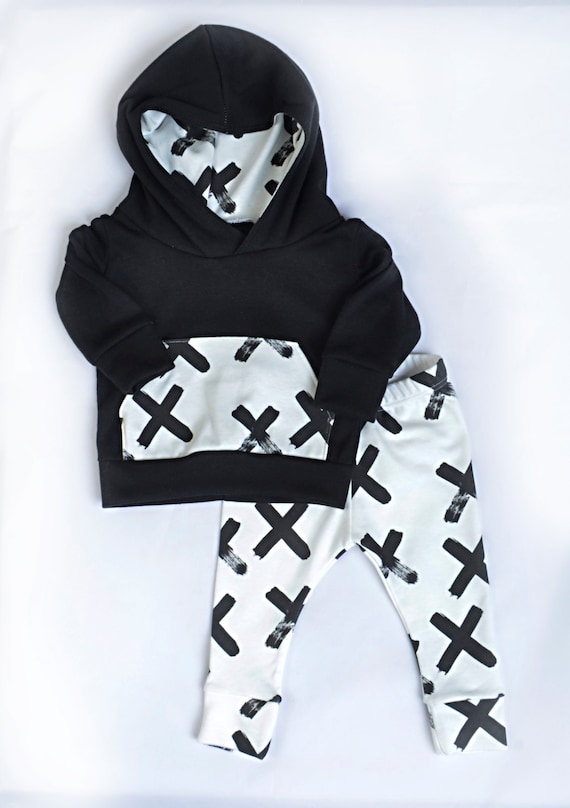 baby hoodie set baby outfit baby boy outfit baby hoodie set Etsy