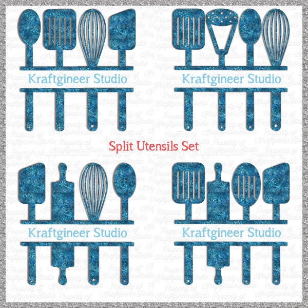 Download Split utensils SVG kitchen utensils SVg kitchen Svg cutfile | Etsy