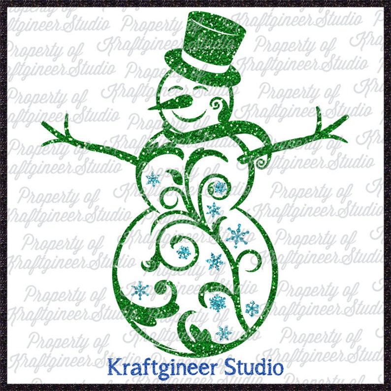 Download Flourish Snowman SVG Filigree Snowman SVG Christmas SVG ...