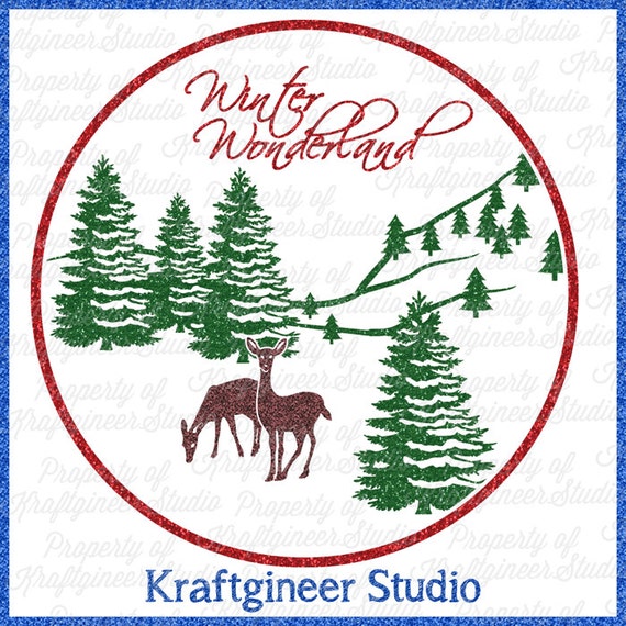 Download Free Winter Wonderland Svg Xmas Scene Winter Svg Cut File For Etsy SVG DXF Cut File