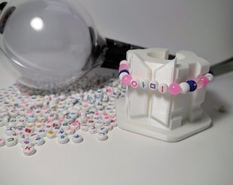 Pulseira Hangeul com miçangas – Presente BTS ARMY