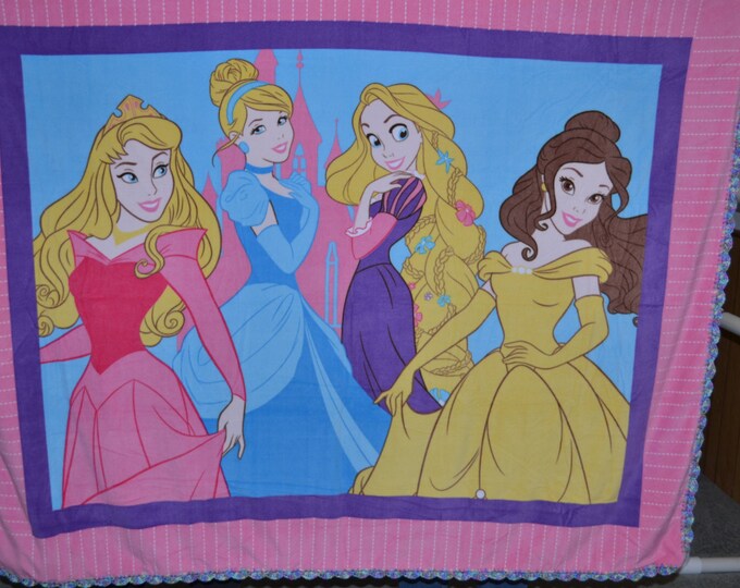 Disney Princess Fleece Blanket Etsy
