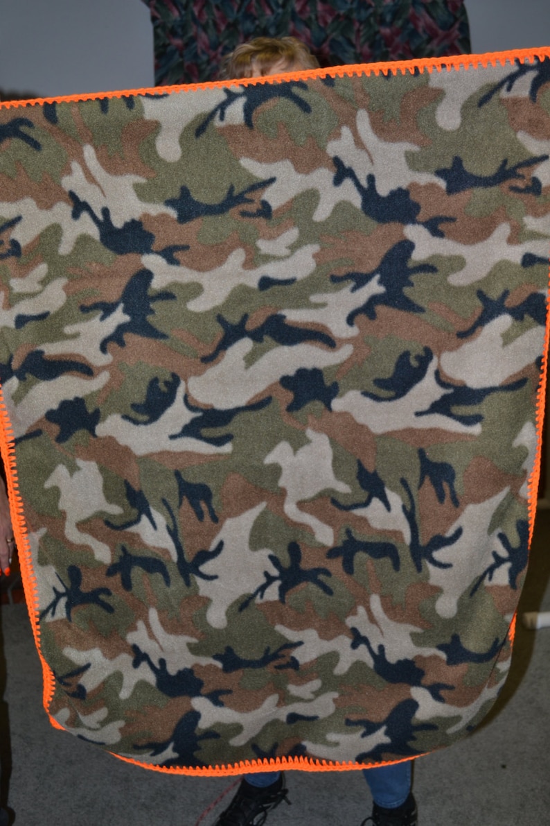 Camouflage Fleece Baby Blanket Etsy