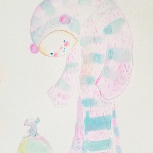 tiger,cute tiger, whimsical, kids art, happy art