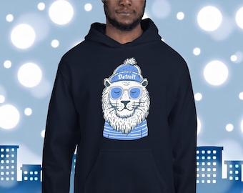 Detroit Lions Fanhoodie – Motor City Football Sweatshirt, Michigan Game Day Apparel