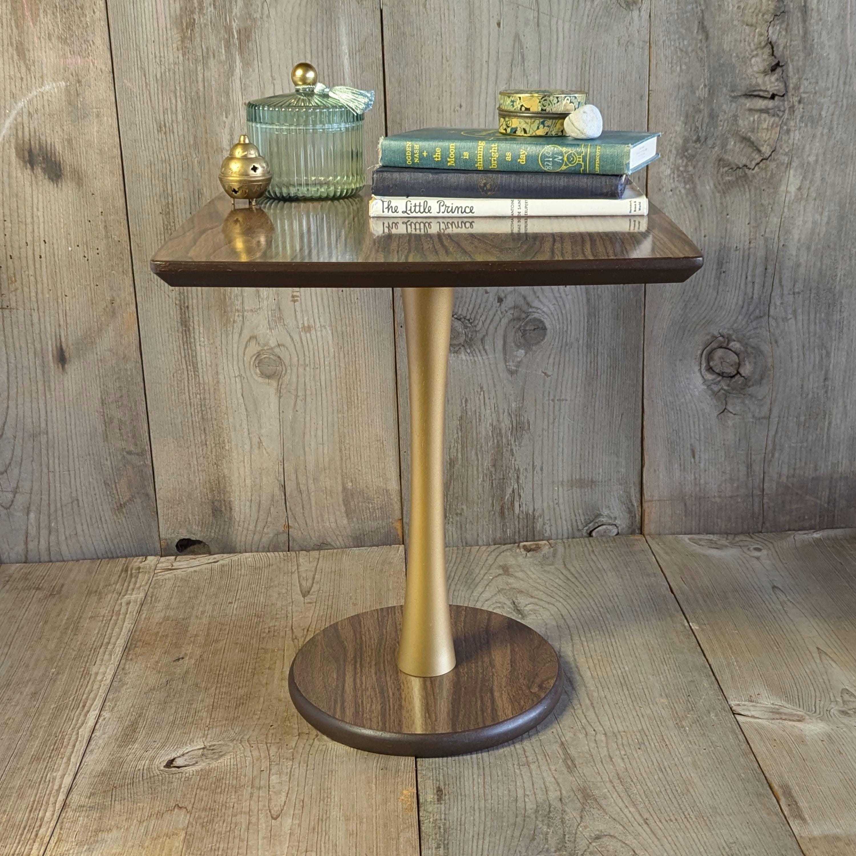 Walnut Pedestal Table Etsy
