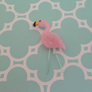Lawn Flamingo Brooch