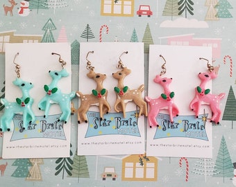 Holiday Vintage Deer earrings