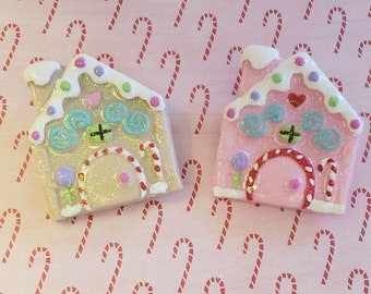 Gingerbread house brooch