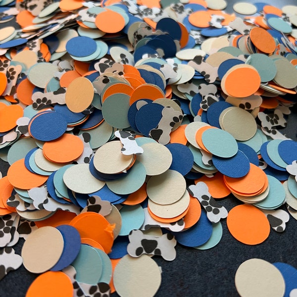 Party Table Confetti | Blue Dog/Bluey | Blippi | 1,352pc or 1,496pc | Party Decor