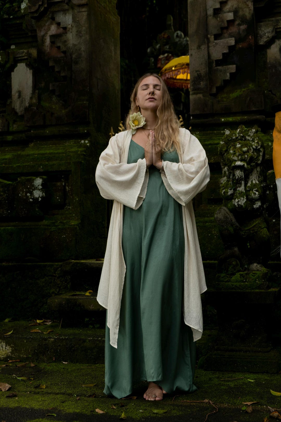 Peace Hope Robe Ahimsa Raw Silk Kimono Robe | Ethically Made | Peace Silk | Slow ...