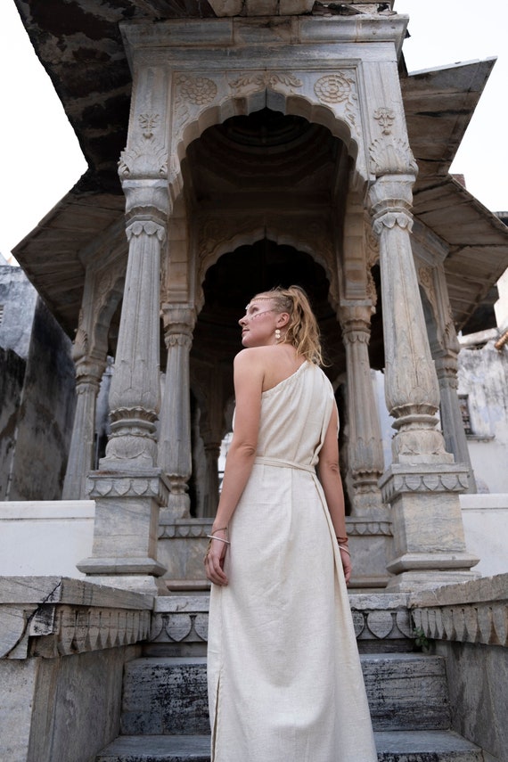 goddess-ahimsa-wild-silk-dress-maxi-silk-dress-festival-etsy-canada