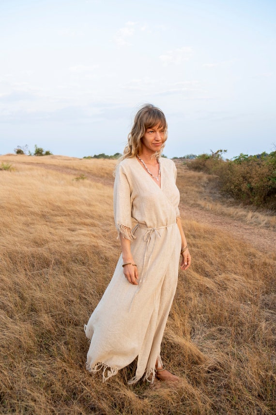 raw silk wrap dress Layla Raw Silk Wrap Dress