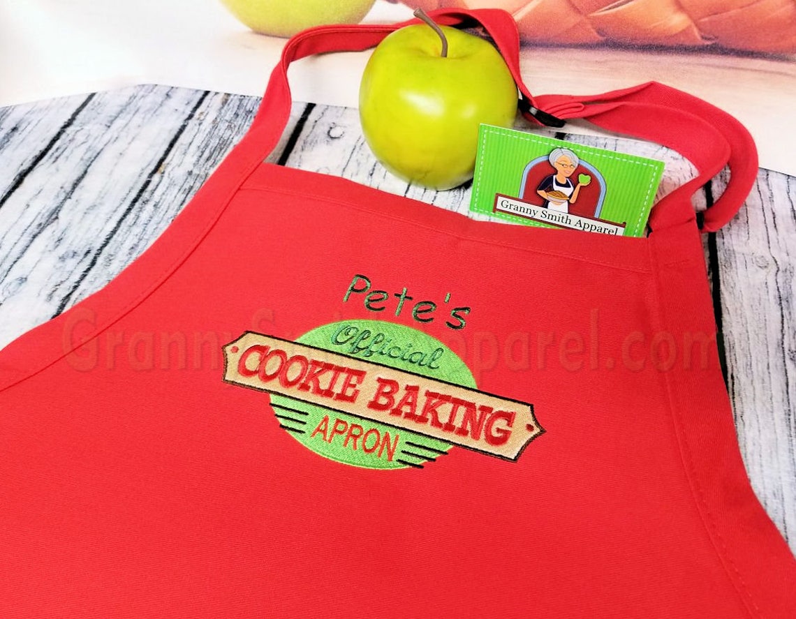 Embroidered Official Cookie Baking Apron. 24l X Etsy
