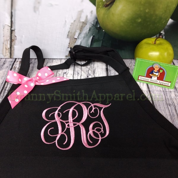 Apron Monogram Etsy