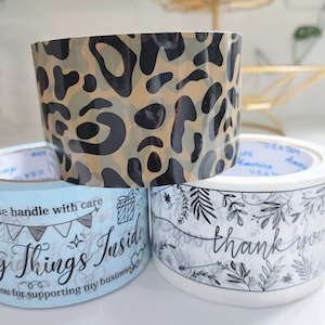 Custom Packing Tapes, Eco-friendly Self-Adhesive Packing Tape for Small Business, Pretty Things Inside Branding Tape Packaging Supply