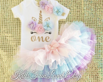 unicorn theme birthday outfit