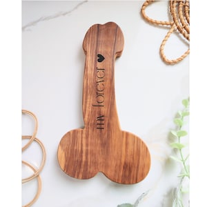 Personalized Bachelor Party Gifts, Unique Wood Charcuterie Board, Valentine&#39;s Day Gifts, Custom Wedding Anniversary Housewarming Gift, 1in.