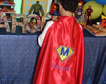 Kids Superhero Party, Personalized Super Hero Cape, Toddler or Youth Kid Cape, Ring Bearer Proposal Gift Idea, Wedding Gifts for Kids