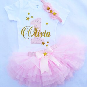 First Birthday Outfit Girl Personalized, Girls 1st Birthday Outfit, First Birthday Party, Baby Girl Cake Smash, First Birthday Gift