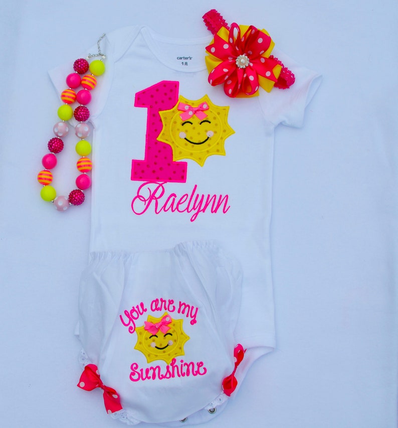 you are my sunshine birthday outfit