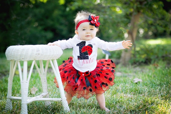 ladybug 1st birthday shirt