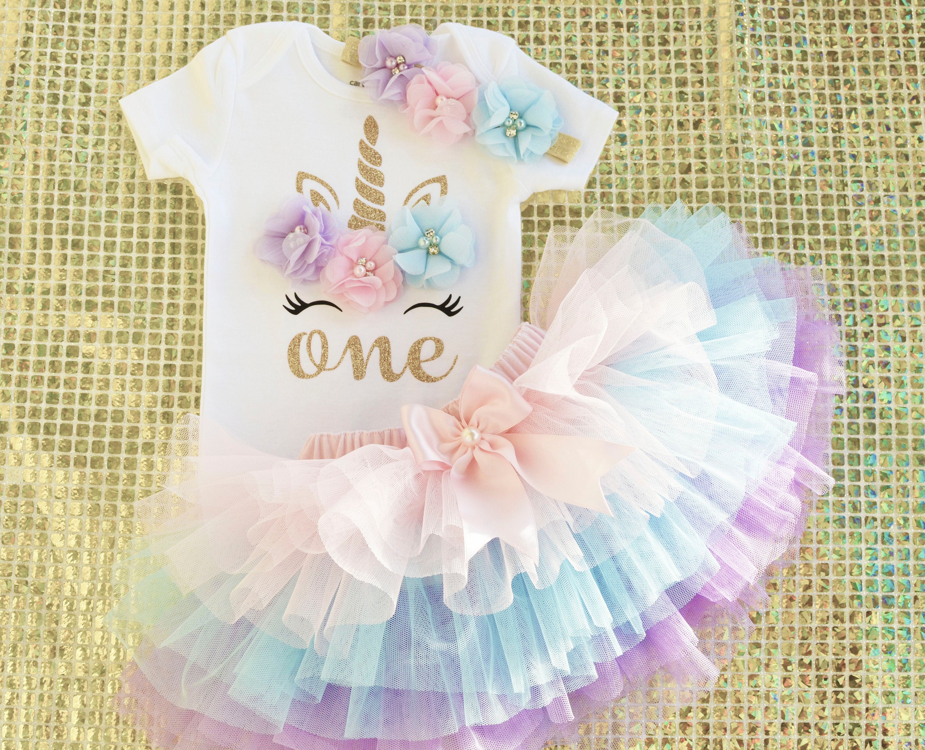 unicorn cake smash outfit