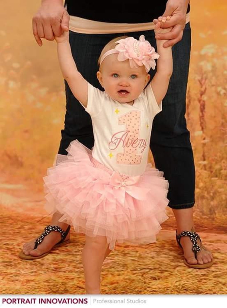 first birthday photoshoot outfit girl