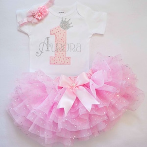 First Birthday Girl, Princess birthday girl outfit, Girl 1st Birthday , First Birthday Shirt Personalized , First  Birthday Gift for Girl