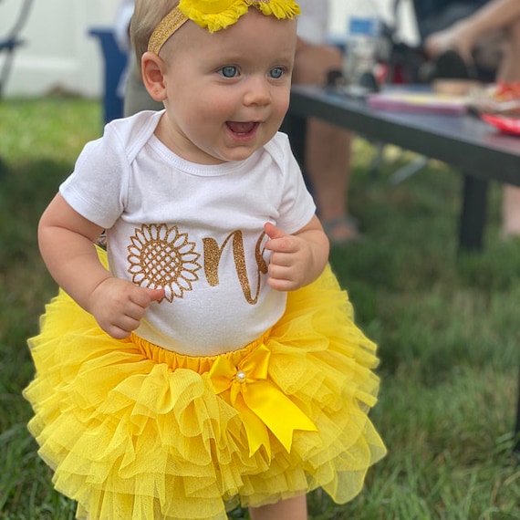 Sunflower birthday cheap outfit