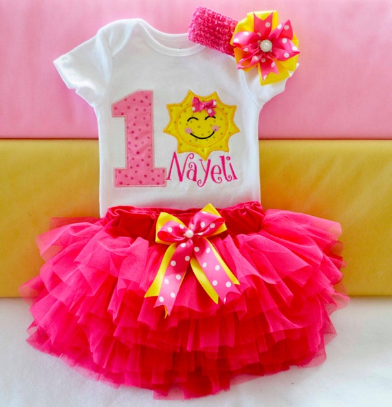 First birthday outfit girl hot pink cake smash outfit,first birthday baby outfit