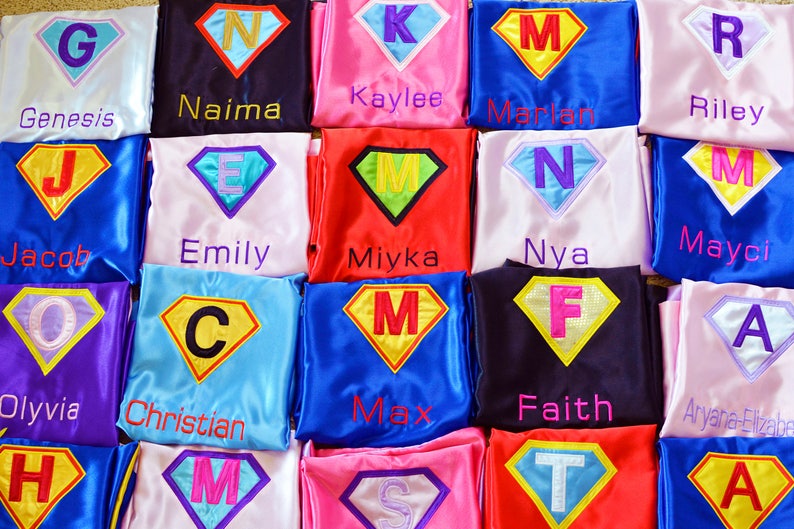 Personalized Cape First Birthday Boy First Girthday Girl Kid Cape Christmas Gifts, Embroidered Cape, Custom Kids Cape, 100% Handmade image 9